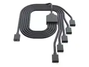 Cooler Master MFXAWHN1NNN5R1 ARGB 1-to-5 Splitter Cable 3-Pin LED Connector 58 C