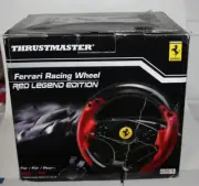 THRUSTMASTER FERRARI RACING WHEEL RED LEGEND EDITION PEDALS PS3 PC NEW