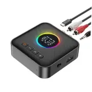 M10 RGB Upgraded Bluetooth 5.4 Audio Receiver Transmitter for TV Home