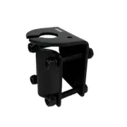 Axis AM303B UHF CB Antenna Black Mirror Mount Bracket S Steel w 4 Bolts Nuts