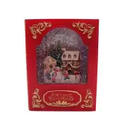 Roman LED Snowman Book Snowglobe