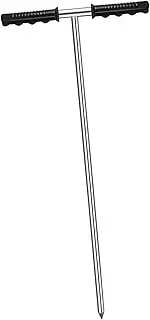 Stainless Steel Soil Probe Rod 48inch Plumbing Tool Long Ground Rod for Outdoors Agriculture Landscaping Underground Pipes Septic Tanks