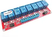 HiLetgo 12V 8 Channel Relay Module with Optocoupler High and Low Level Trigger