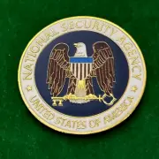 Golf Ball Marker 1.5" New-NSA Metal Coin Blue