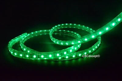 UL Listed,100 Feet,GREEN,Dimmable,Super Bright 27000 Lumen 120V Flat LED Strip