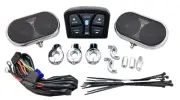Metrix Audio Universal Handle Bar Mounted Audio Kit with Built-in Bluetooth