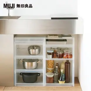 【MUJI 無印良品】PP收納架/薄型