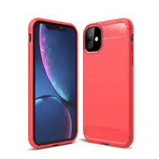 MCC Slim iPhone 11 Shockproof Soft Carbon Case Cover Apple Skin iPhone11 [Red]