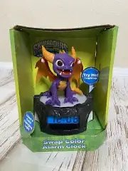 SKYLANDERS Spyro Swap Force Color Changing Alarm Clock NEW Dragon