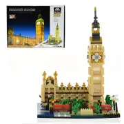 Big Ben Tower In London Micro Diamond Block Model Building Set 1641 Pcs