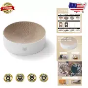 Purr-fect XL Cat Scratcher Bowl with Curved Design - Made from Recycled Paper