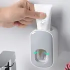 Compact Size Toothpaste Extruder Holder Wall Mounted Dispenser Space Saver
