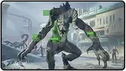 Ultra Pro Magic The Gathering Fallout VATS Black Stitched Playmat
