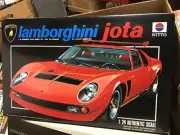 1970 VINTAGE LAMBORGHINI JOTA, NITTO MODEL KIT 1/24 SCALE #J 1142598 NEW MIB.
