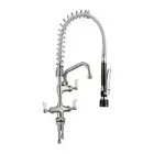 3monkeez Dual Hob Mounted Pre-Rinse Spray Tap with Pot Filler Black 152mm • PAS-