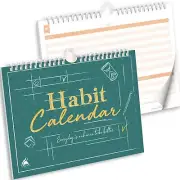 Clever Fox Habit Tracker Calendar – Inspirational Goal Tracker and Habit Cale...