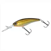 Daiwa Bass Lure Steez Silent Shad 54SP MR Black/Gold
