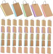 WRITWAA Flashcards Index Cards with Rings Blank Cards Colors for Learning and DIY Projects Lightweight and Portable Smooth Writing Surface for Study and Organization