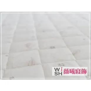 WISH CASA《100%防蟎抗菌床包式保潔墊》MIT台灣精製☆單人3.5x6.2尺(105x186公分) SEK認證