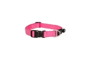 Rogz Pink Large 20mm Wide x 34cm to 56cm Classic Utility Collar for Dogs & Puppies