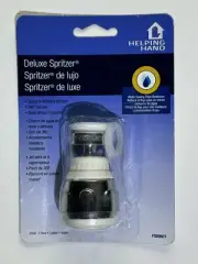 Helping Hands Faucet Super Spritzer FQ00601 Spray Aerated Stream 360 Swivel