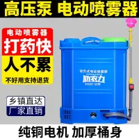 在飛比找樂天市場購物網優惠-電動噴霧器農用新型噴霧器農藥鋰電池高壓打藥機背負式消毒噴壺 