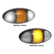 LED Autolamps Front Marker/Supplementary Direction Indicator with Harness & Plug