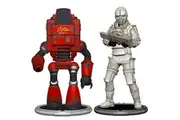 Fallout: Nukatron & Synth w/Deathclaw BAF - Mini Figure Set