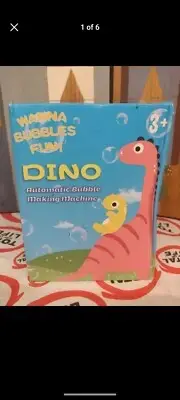 Wanna Bubbles Dino Automatic Bubble Making Machine New In Original Box
