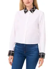 CeCe Cropped Shirt
