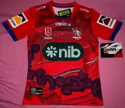 Newcastle KNIGHTS 2024 Indigenous NRL Jersey *Medium* QLD Seller