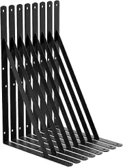 18 Inch Shelf Brackets & Supports, Large Wall Brackets for Garage Storage, Heavy