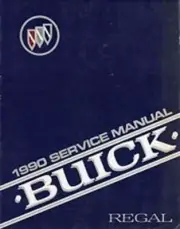 1990 Buick Regal Shop Service Repair Manual Book Engine Drivetrian Electrical