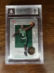 2000-01 Fleer Authority Jerome Moiso #128 Rookie 1 of 1250 Celtics BGS 9
