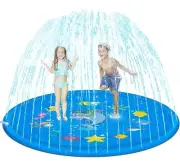 Splash Pad for Toddlers, 68" Sprinkler for Kids Outdoor Play, Outdoor Water Toys