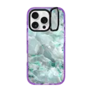 iPhone 16 Pro Impact Ring Stand Case MagSafe Compatible marble046