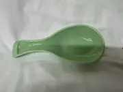 NEW TABLECRAFT JADEITE 8" X 3 1/2" SPOON REST