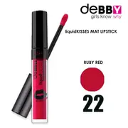 Debby liquid kisses matte 22 ruby red