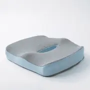 Large Memory Seat Cushion for Office Chair Pressure Relief Sciatica & Tailbone Relief Cushion Pillow for Back Support,Non-Slip Seat Cushions (Blue)