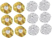 KALLORY Aluminum Foil Cap Reusable Deep Conditioning Hat for Hair Treatment Styling