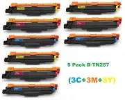 9 Pack CompatibleTN257 for MFC L3750/3745/3230/ L3510CDW printers