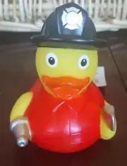 Firetruck Floatable Rubber Ducky-Brand New-SHIPS N 24 HOURS