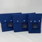 Ralph Lauren KING ORGANIC Cotton Percale Sheet Set Harbor Blue
