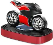 Solar Car Air Freshener | Motorcycle Odor Eliminator | Long Lasting Solar Powered Rotating Freshener Odor Neutralizer for Vehicle Interior Home Room Bathroom