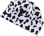 [MOKKHNB] Chef Hat for Adults Breathable Working Cap for Kitchen Restaurant Stylish Mushroom Pattern Durable Comfortable Cooking Hat for Chefs Bakers