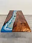 Custom Epoxy Resin Table – Handmade Wood and Resin Coffee & Dining Table