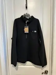 NWT The North Face GORDON LYONS 1/4 Zip Sweater Knit Fleece Jacket Black 2XL