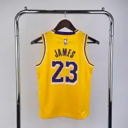 NIKE LEBRON JAMES #23 YOUTH XL LA LAKERS YELLOW JERSEY NBA BASKETBALL BRYANT