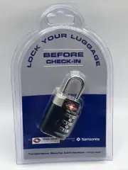 Samsonite Travel Sentry 3-Dial TSA Combination Lock Travel Luggage Lock