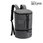 【LYNX】帆布系列防潑水後背包(容量大 底層可放鞋子)